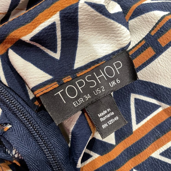 TOPSHOP patterned print dress - Picture 6 of 7